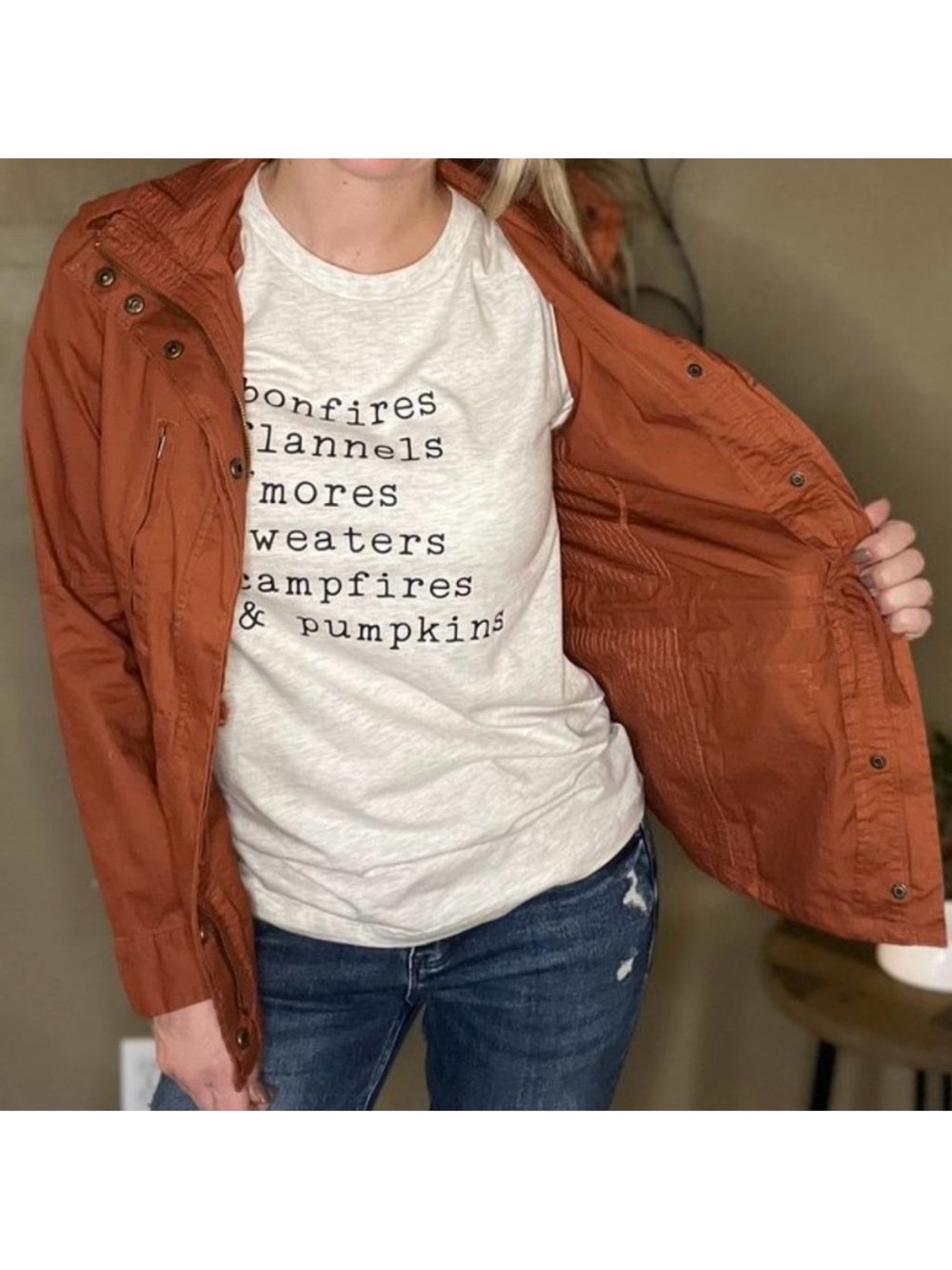 Fall jacket - Rust colored XL - Picture 2 of 3